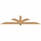 Ekena Millwork Redmond Smooth Timber Gable Bracket, Western Red Cedar, 108"W x 22"H x 1 1/2"D x 5 1/2"F, 5/12 Pitch GBW108X22X0206RED00SWR - alternate 1